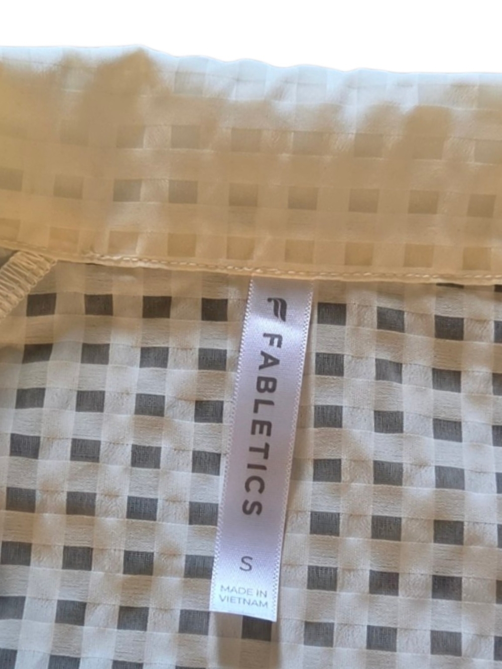 Fabletics Light Cream Mesh Zip-Front Jacket - Picture 3 of 8